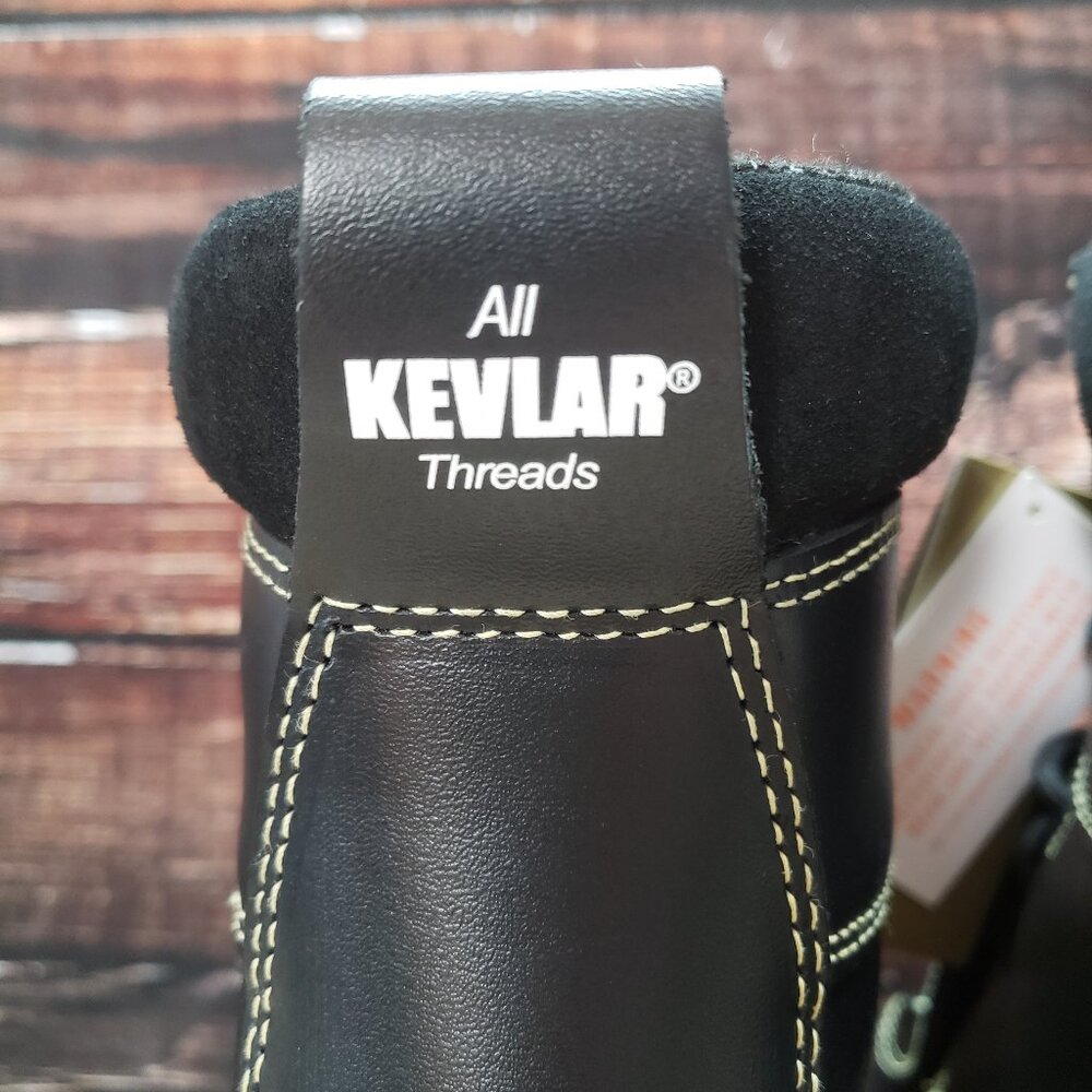 Royer 9.5 Work Boots Met Guard FR Composite Toe 8501 Black $208 - Picture 5 of 16